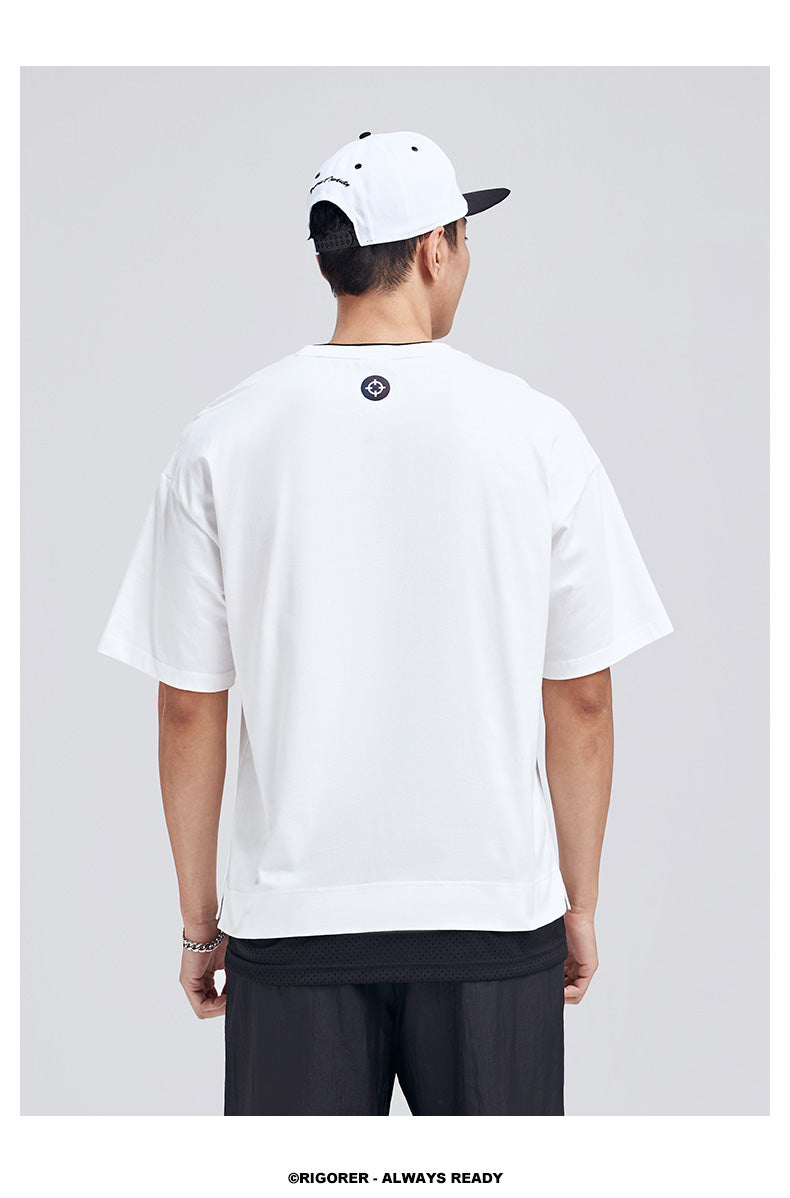 'Play Together' Round Neck T-Shirt [Z122110409]