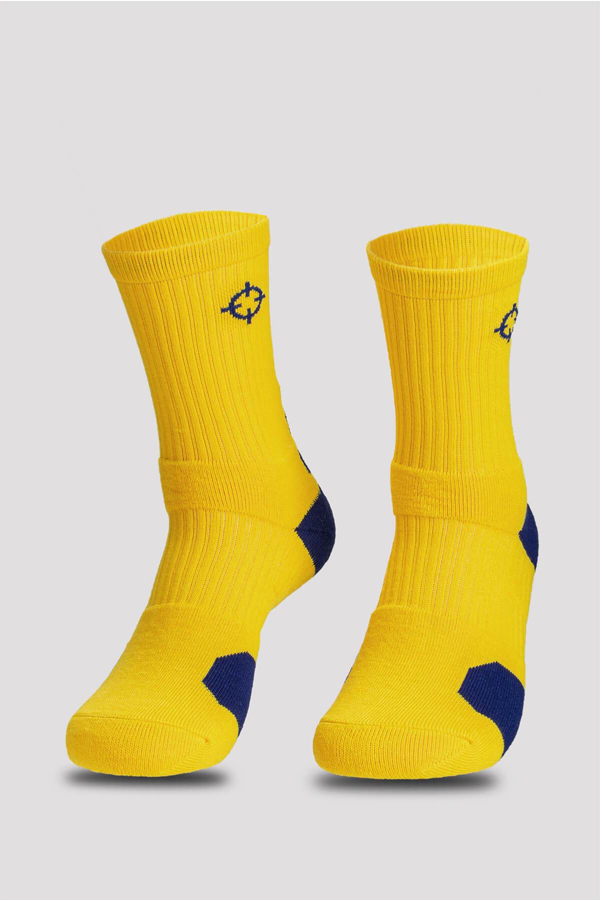 Yellow/Blue|Rigorer Crew Socks [S04]