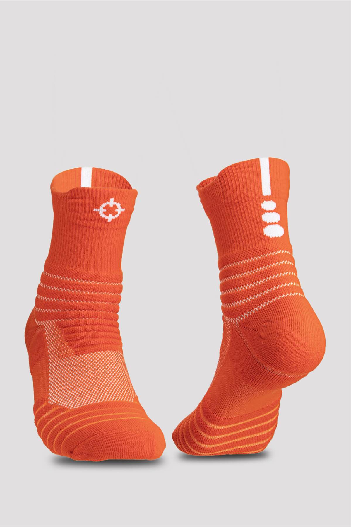 Orange|Rigorer Crew Socks [S08]