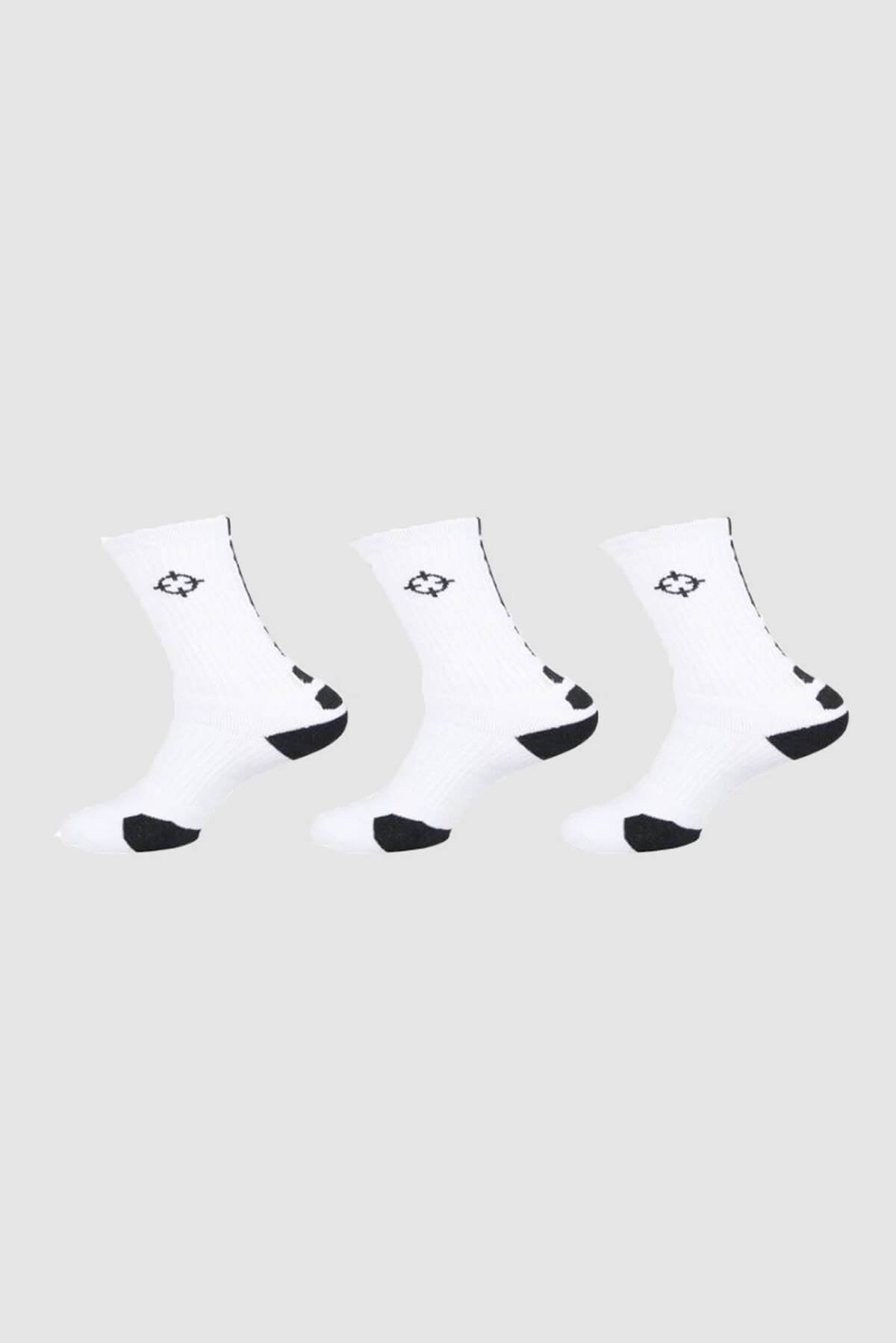 White/Black|Rigorer Kids Crew Socks