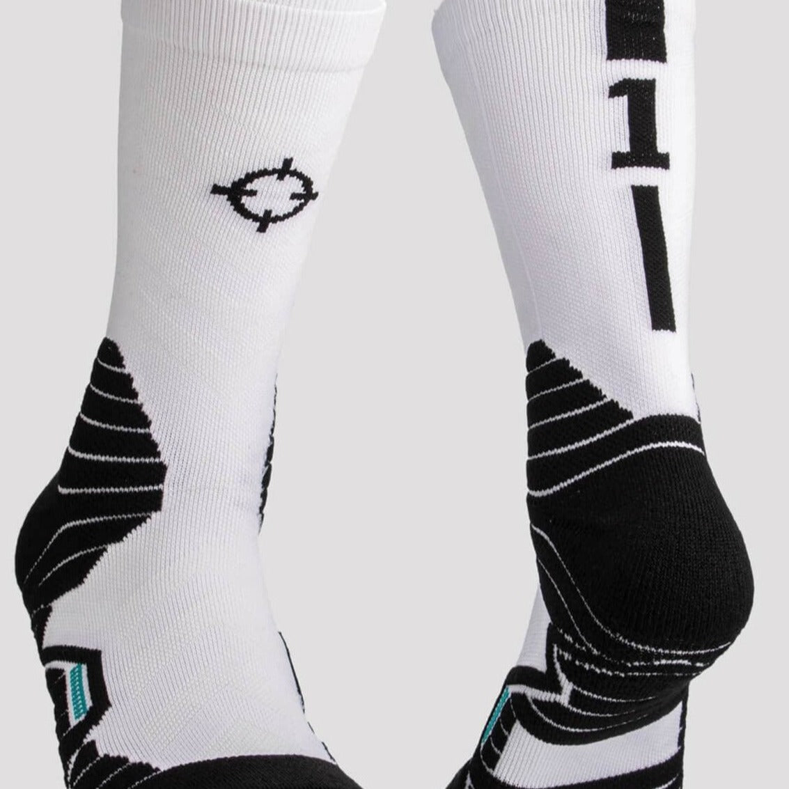 (Clearance) Number Socks [NS302] Rigorer White 1 