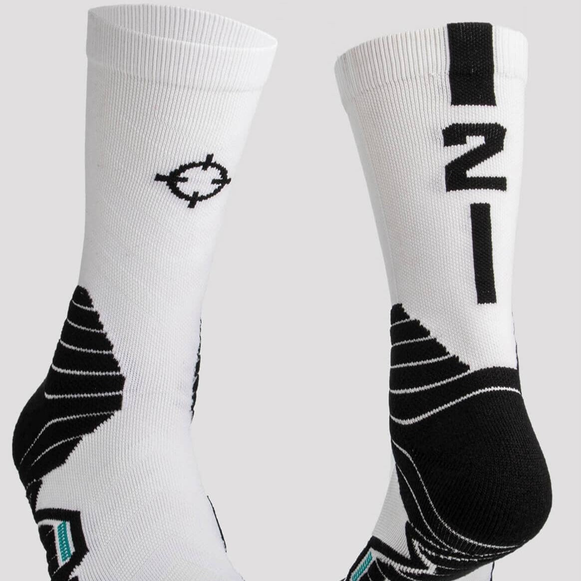 (Clearance) Number Socks [NS302] Rigorer White 2 