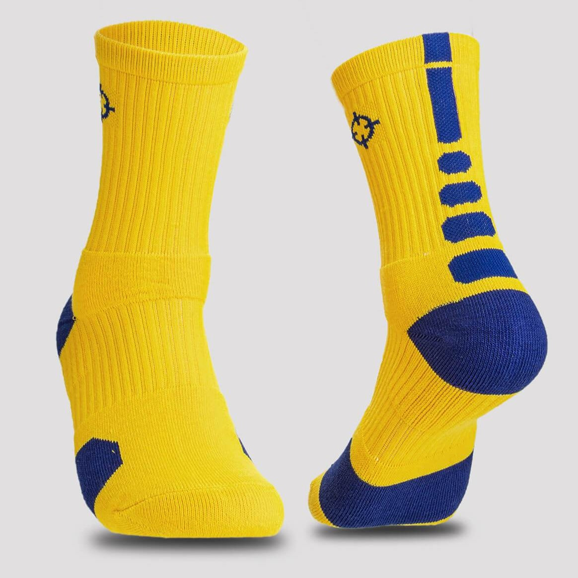 Yellow/Blue|Rigorer Crew Socks [S04]