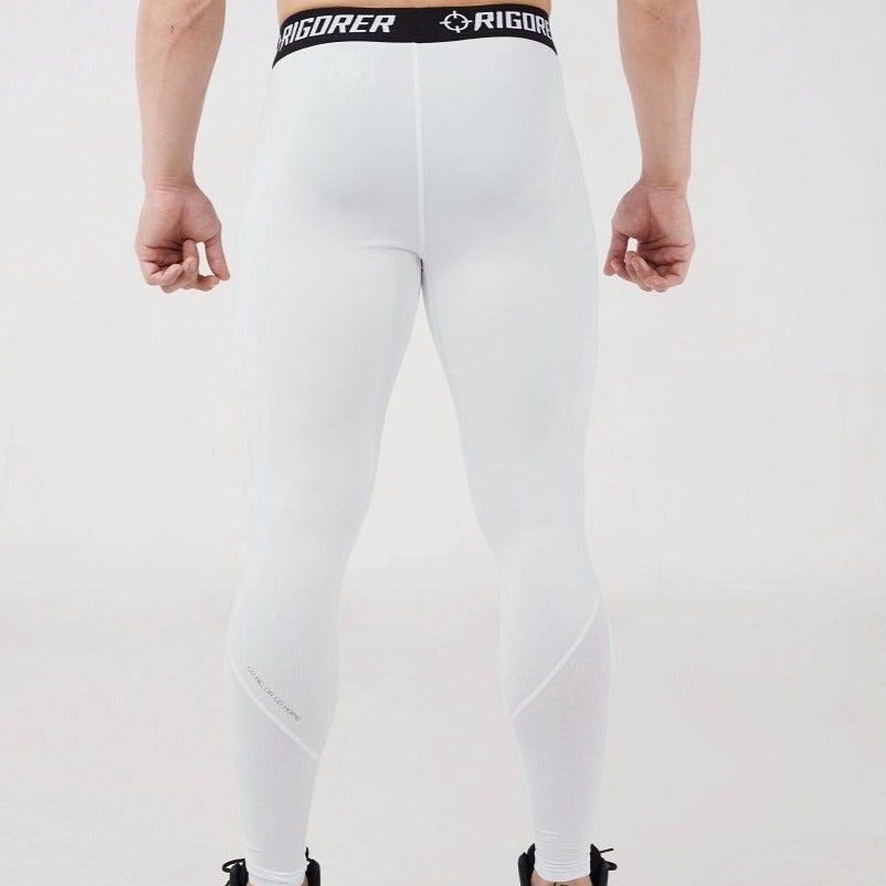 White|Rigorer Long Compression Tights [LT403]