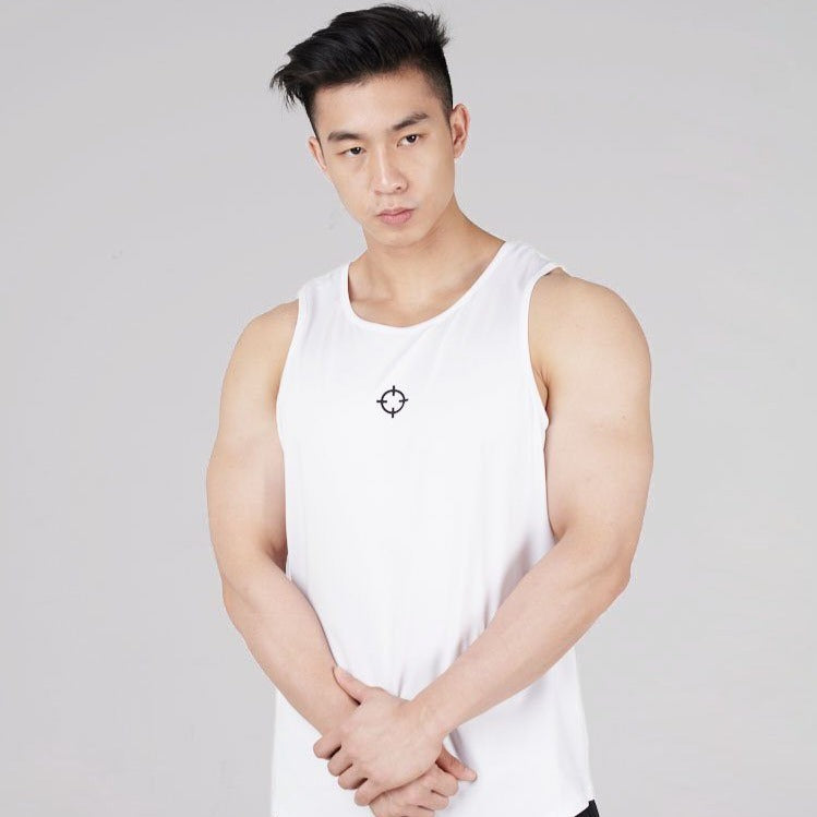 White|Rigorer Performance Tank Top [T311]