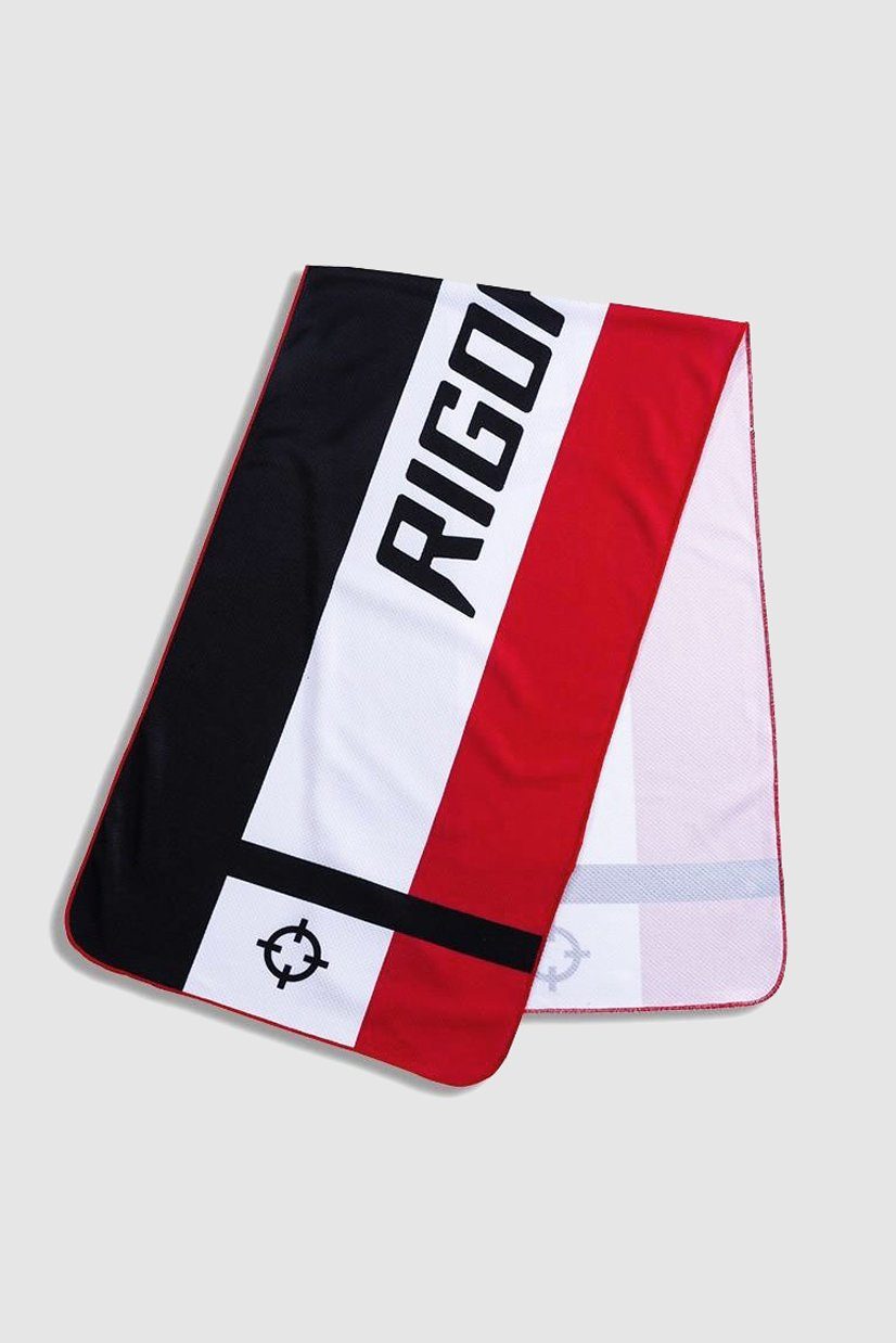 Black/Red|Rigorer Sports Towel [TO605] 